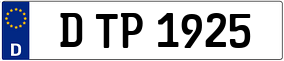 Truck License Plate